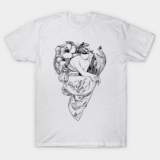 Surreal Girl T-Shirt by Tomib